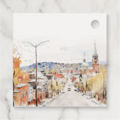 モンペリエシティスケープVermontウォーター結婚カラー フェイバータグ (裏面)