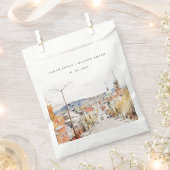 モンペリエシティスケープVermontウォーター結婚カラー フェイバーバッグ (クリップ留めされた状態)