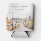 モンペリエシティスケープVermontウォーター結婚カラー 缶クーラー (正面)