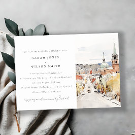 モンペリエシティスケープVermont Reheasalディナー 招待状