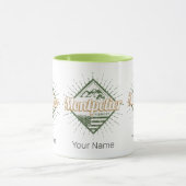 モンペリエバーモントシティ統一された州ヴィンテージUSA マグカップ (中央)