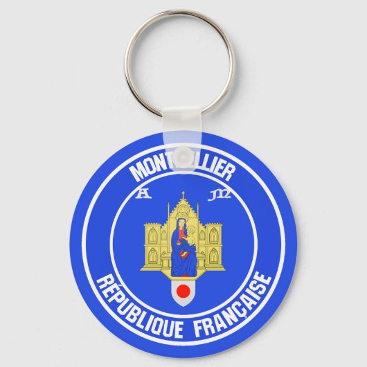 モンペリエラウンドエンブレム キーホルダー (正面)