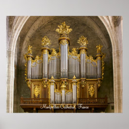 モンペリエ大聖堂オルガンポスター ポスター