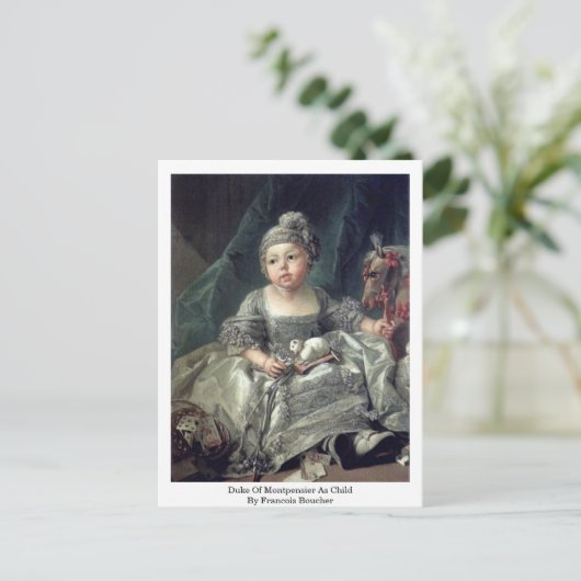 モンペンシエールデュークオブフランソワスブーシェ ポストカード (スタンド正面)