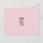 モンマイカードピンクのための甘いジャングルベビーアドバイス アドバイスカード (裏面)