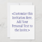 モンマイズボーイ招待状（ブルネットヘア） 招待状 (裏面)