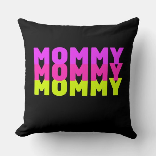 モンマイブラック装飾用クッション クッション (正面)