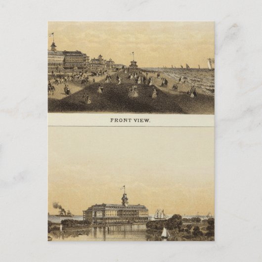 モンマウスハウス春レイクNJ ポストカード (正面)