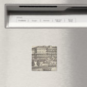 モンマウスハウス、春レイクビーチ、ニュージャージー マグネット (インサイチュ (食洗機))