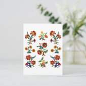 モンマウス伝統的ジャコビーン刺繍 ポストカード (スタンド正面)