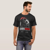 モンマサウルス恐竜ママママサウルスサンセットモス Tシャツ (正面フル)