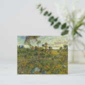 モンマジュールでの夕焼け(Van Gogh) ポストカード (スタンド正面)