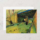 モンマジュールに架かる鉄道橋ビンセント・ヴァン・ゴッホ (正面/裏面)