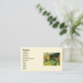 モンマジュールに架かる鉄道橋ビンセント・ヴァン・ゴッホ 名刺 (スタンド正面)