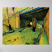 モンマジュール橋の上の鉄道橋（仏: Pont de chemin de fer sur Montma ポスター (正面)