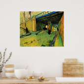 モンマジュール橋の上の鉄道橋（仏: Pont de chemin de fer sur Montma ポスター (キッチン)