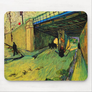 モンマジュール橋の上の鉄道橋(仏: Pont de chemin de fer sur Montma マウスパッド