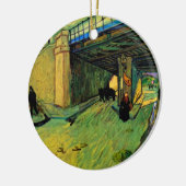 モンマジュール橋の上 ヴィンセント・ヴァン・ゴッホ セラミックオーナメント (左)