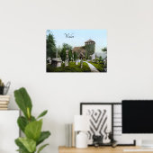 モンマスの近くの教会（1900年） ポスター (ホームオフィス)