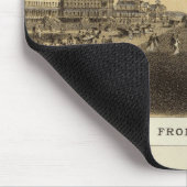 モンマスハウス，春レイク， NJ マウスパッド (コーナー)