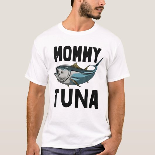 モンママグロTee S女性沖合の魚Teeスピアフィ Tシャツ (正面)