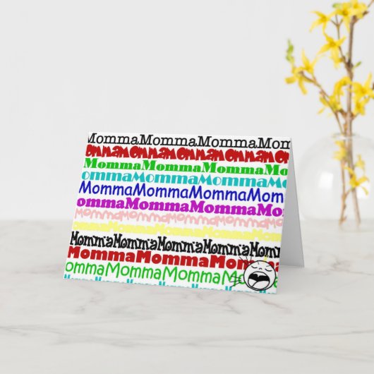 モンマモンマ カード (黄色い花)