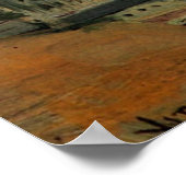 モンマルトルからのパリの眺めバイビンセント・ヴァン・ゴッホ ポスター (角)