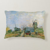 モンマルトルのベジタブルガーデンbyビンセント・ヴァン・ゴッホ アクセントクッション (裏面)