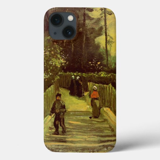 モンマルトルの傾斜路 ヴィンセント・ファン・ゴッホ Case-Mate iPhoneケース (裏面)