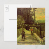 モンマルトルの傾斜路 ヴィンセント・ヴァン・ゴッホ ポストカード (正面/裏面)