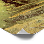 モンマルトルの坂道バイビンセント・ヴァン・ゴッホ ポスター (角)