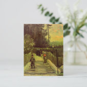 モンマルトルの坂道バイビンセント・ヴァン・ゴッホ ポストカード (スタンド正面)