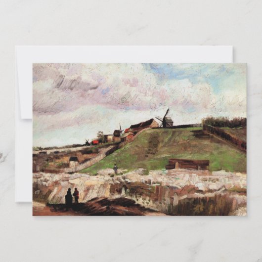 モンマルトルの採石場のある丘 ヴィンセント・ヴァン・ゴッホ (正面)