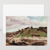 モンマルトルの採石場のある丘 ヴィンセント・ヴァン・ゴッホ (正面/裏面)