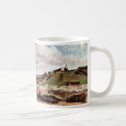 モンマルトルの採石場のある丘 ヴィンセント・ヴァン・ゴッホ コーヒーマグカップ (右)