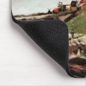 モンマルトルの採石場のある丘 ヴィンセント・ヴァン・ゴッホ マウスパッド (コーナー)