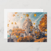 モンマルトルの秋 ポストカード (正面/裏面)