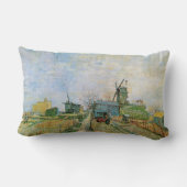 モンマルトルの野菜園（仏：Jardin de légumes à Montmartre）by ヴィン ランバークッション (裏面)