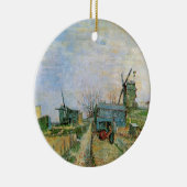 モンマルトルの野菜園(Vincent van Gogh) セラミックオーナメント (右)