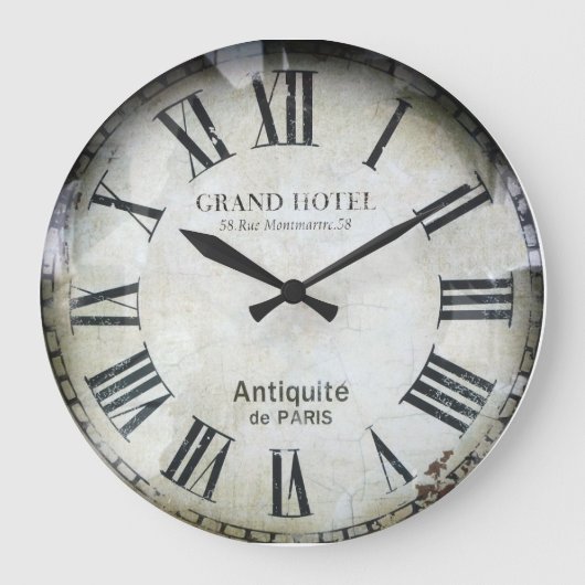 モンマルトルクロック ラージ壁時計 (正面)