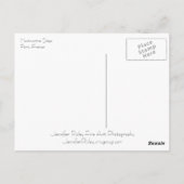 モンマルトルステップズハガキ ポストカード (裏面)