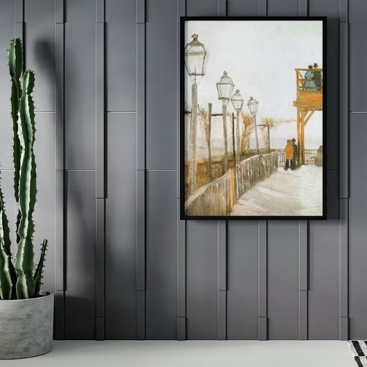 モンマルトルバイビンセントヴァンゴッホヴィンテージファインアート ポスター