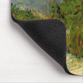 モンマルトルパスウィズサンフラワーズバイヴァンゴッホ マウスパッド (コーナー)