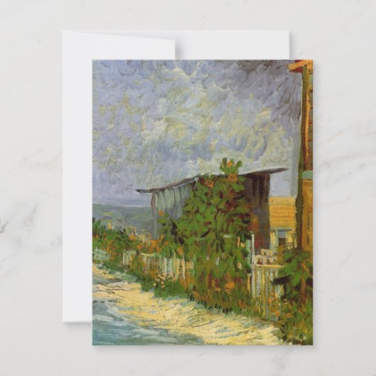 モンマルトルパス&サンフラワーズバイビンセント・ヴァン・ゴッホ (正面)