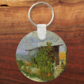 モンマルトルパス&サンフラワーズバイビンセント・ヴァン・ゴッホ キーホルダー (正面)