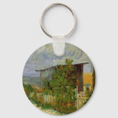 モンマルトルパス&サンフラワーズバイビンセント・ヴァン・ゴッホ キーホルダー (裏面)