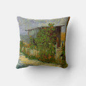 モンマルトルパス&サンフラワーズバイビンセント・ヴァン・ゴッホ クッション (裏面)