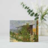 モンマルトルパス&サンフラワーズバイビンセント・ヴァン・ゴッホ ポストカード (スタンド正面)