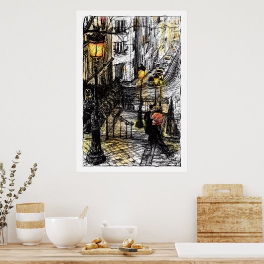 モンマルトルVIII ポスター (キッチン)