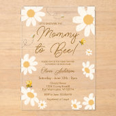 モンマートビーデイジーアクリル招待状 アクリル招待状 (正面)